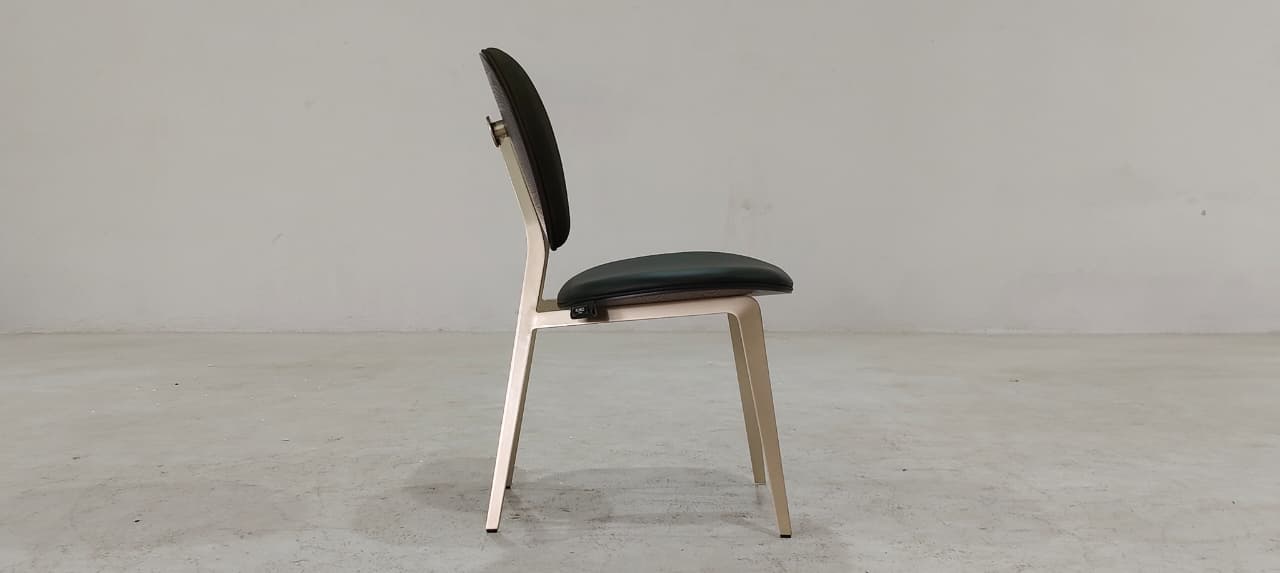 Y166(3) - DINING CHAIR - BLR WH