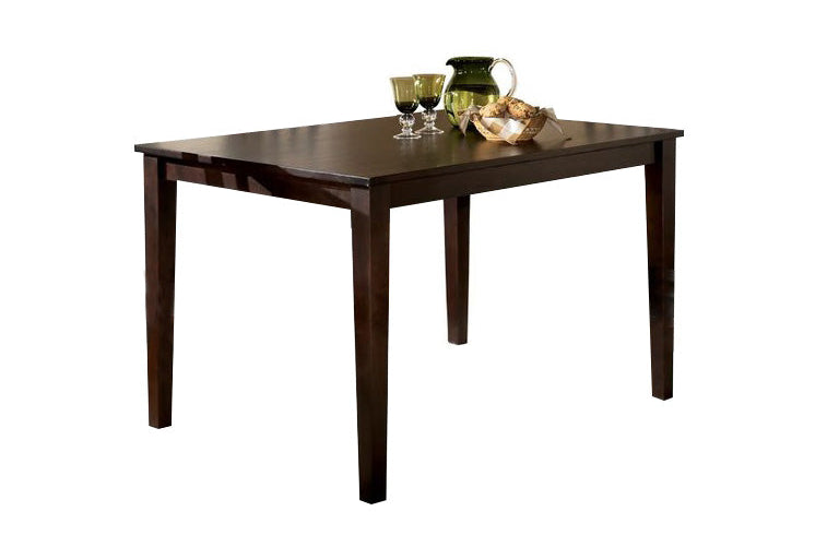 D258-225 - DINING TABLE - BLR WH